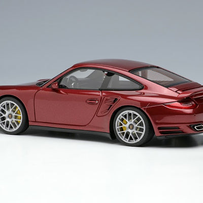 Make Up EIDOLON Porsche 911 (997.2) Turbo S 2011, EM604C: GT Silver Metallic, EM604D: Ruby Red Metallic