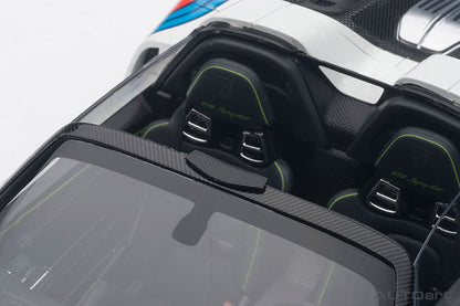 77929 PORSCHE 918 SPYDER WEISSACH PACKAGE (BLACK/MARTINI LIVERY)