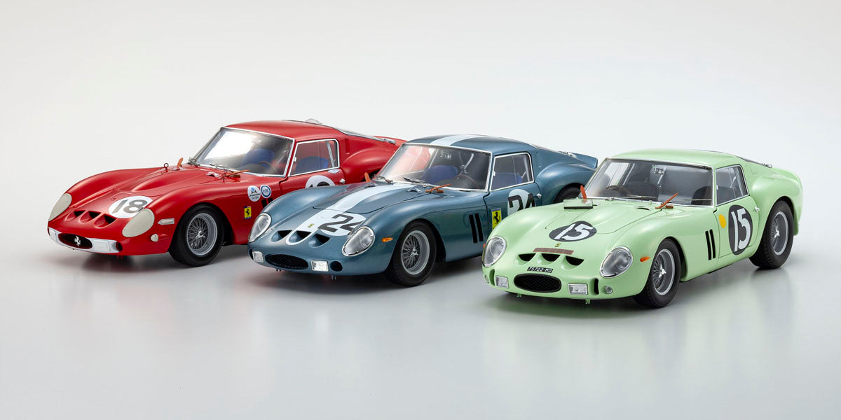 [Pre-order] KYOSHO ORIGINAL 1/18 FERRARI 250GTO 1962 SEBRING #24 BLUE [No.KS08438D] (1007)