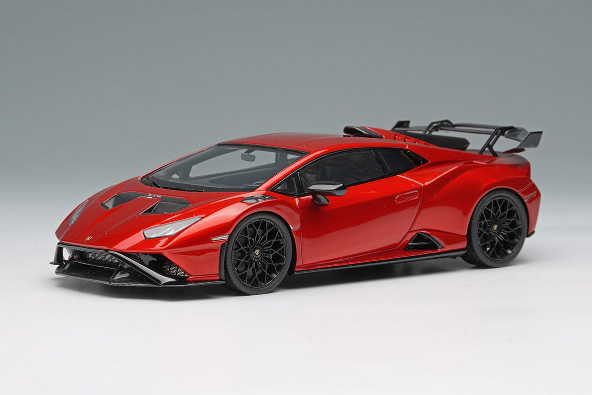 [Pre-order] Make Up EIDOLON EM737H Lamborghini Huracan STO 2021 Verde Scandal / Black Livery Limited 50pcs (0204)