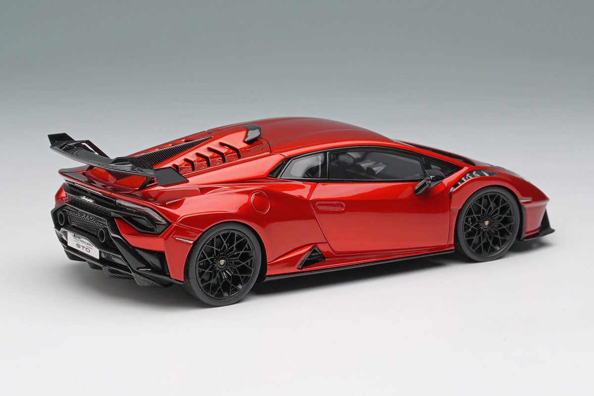 [Pre-order] Make Up EIDOLON EM737H Lamborghini Huracan STO 2021 Verde Scandal / Black Livery Limited 50pcs (0204)