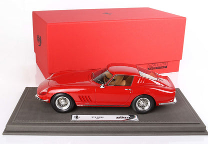 BBR MODELS BBR1823B 1/18 Ferrari 275 GTB2 1966 Red Limited Edition 90pcs