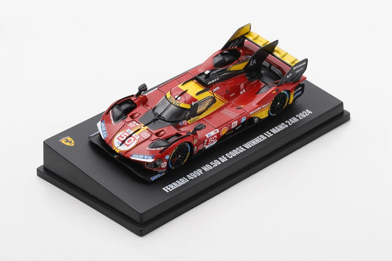Looksmart LS64002LM 1/64 Ferrari 499P No.50 Ferrari AF Corse Winner Le Mans 24H 2024 A. Fuoco - M. Molina - N. Nielsen