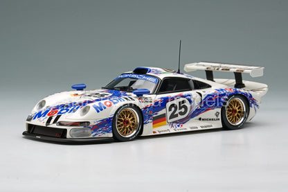 Make Up EIDOLON EM328A 1/43 Porsche 911 GT1 Le Mans 24h 1996 Winner Place Overall (GT1 Class Winner)