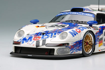 Make Up EIDOLON EM328A 1/43 Porsche 911 GT1 Le Mans 24h 1996 Winner Place Overall (GT1 Class Winner)