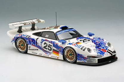 Make Up EIDOLON EM328A 1/43 Porsche 911 GT1 Le Mans 24h 1996 Winner Place Overall (GT1 Class Winner)