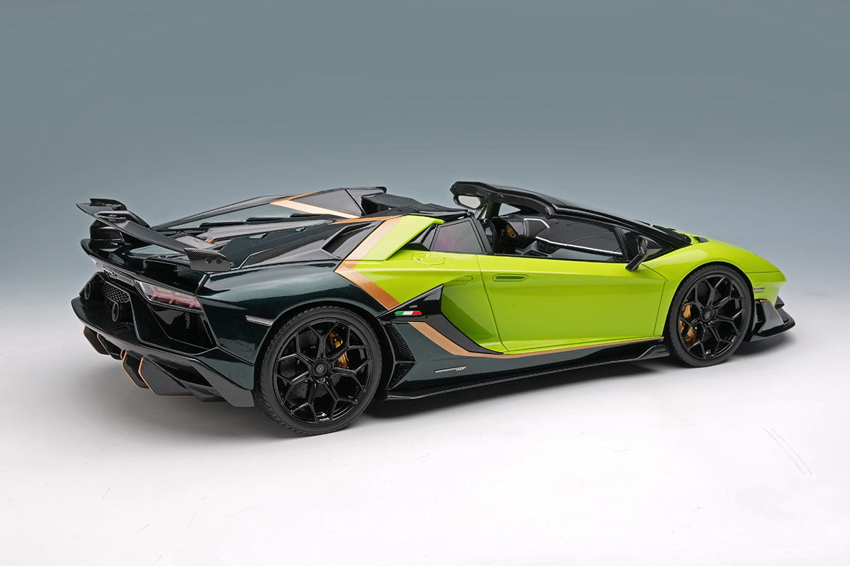 [Pre-order] Make Up EIDOLON EML079D 1/18 Lamborghini Aventador SVJ Roadster 2020 Ad Personam 2tone Paint Viola Fineo / Viola Hestia Limited 70pcs (1224)