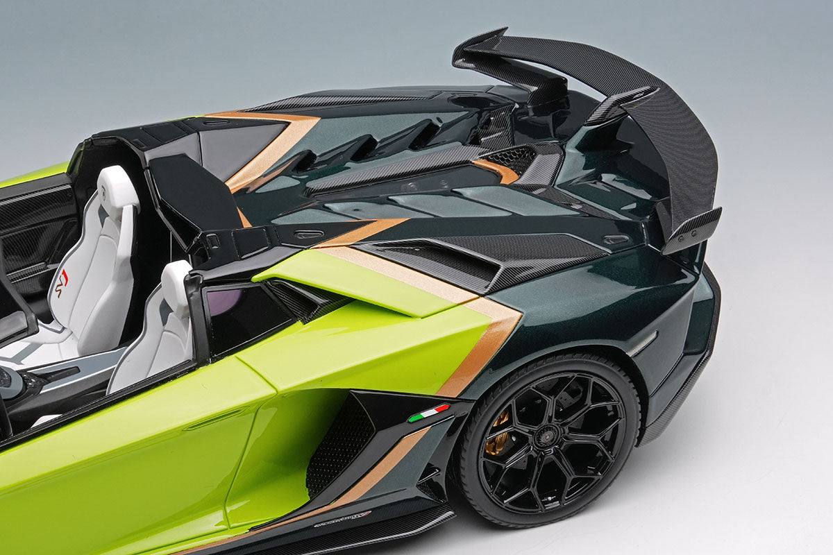 [Pre-order] Make Up EIDOLON EML079D 1/18 Lamborghini Aventador SVJ Roadster 2020 Ad Personam 2tone Paint Viola Fineo / Viola Hestia Limited 70pcs (1224)
