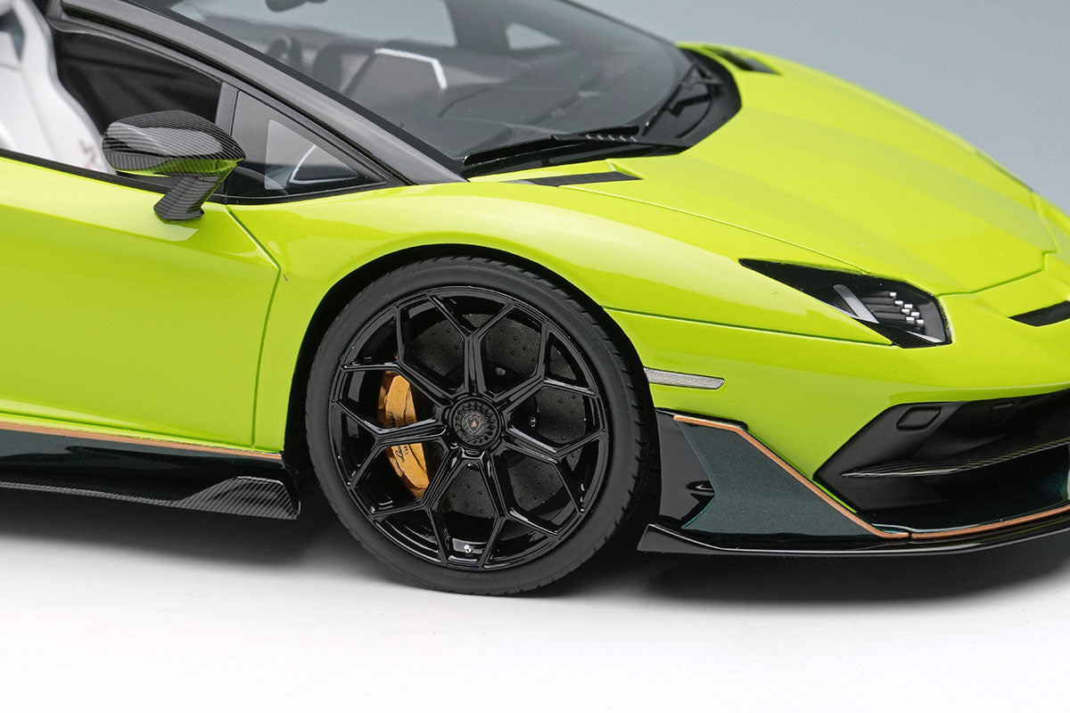 [Pre-order] Make Up EIDOLON EML079D 1/18 Lamborghini Aventador SVJ Roadster 2020 Ad Personam 2tone Paint Viola Fineo / Viola Hestia Limited 70pcs (1224)