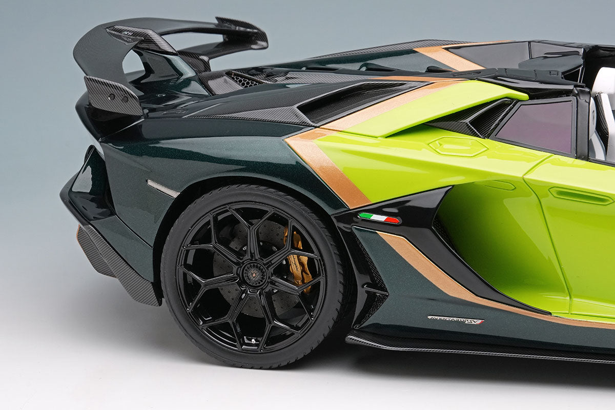[Pre-order] Make Up EIDOLON EML079D 1/18 Lamborghini Aventador SVJ Roadster 2020 Ad Personam 2tone Paint Viola Fineo / Viola Hestia Limited 70pcs (1224)
