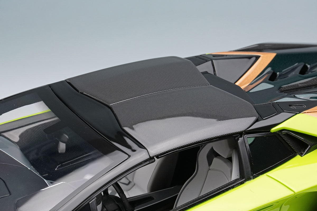 [Pre-order] Make Up EIDOLON EML079D 1/18 Lamborghini Aventador SVJ Roadster 2020 Ad Personam 2tone Paint Viola Fineo / Viola Hestia Limited 70pcs (1224)