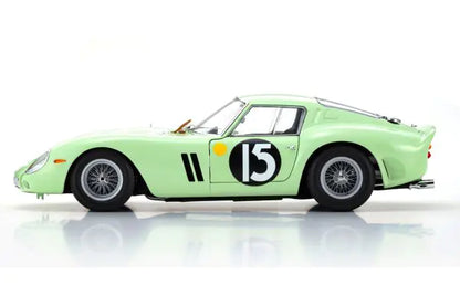 [Pre-order] KYOSHO ORIGINAL 1/18 FERRARI 250GTO 1962 GOOD WOOD #15 (LIGHT GREEN) [No.KS08438C] (1007)