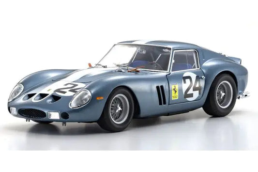 [Pre-order] KYOSHO ORIGINAL 1/18 FERRARI 250GTO 1962 SEBRING #24 BLUE [No.KS08438D] (1007)