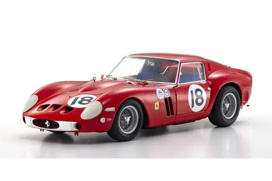 [Pre-order] KYOSHO ORIGINAL 1/18 FERRARI 250GT0 1963 DAYTONA 3H #18 RED [No.KS08438F] (1007)