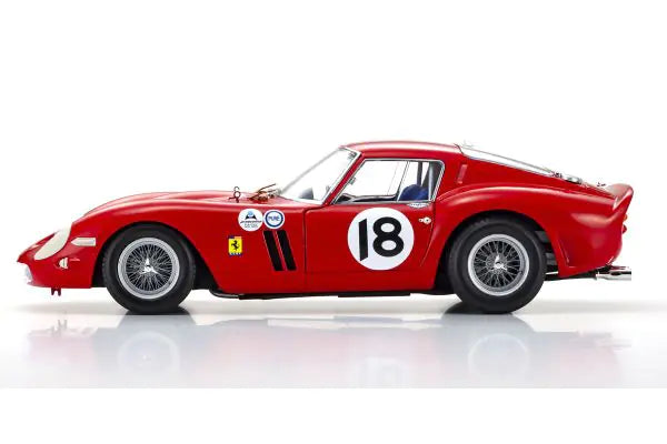 [Pre-order] KYOSHO ORIGINAL 1/18 FERRARI 250GT0 1963 DAYTONA 3H #18 RED [No.KS08438F] (1007)