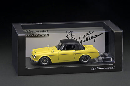 [Pre-order] ignition model IG2714 1/18 DATSUN Fairlady 2000 (SR311) Yellow With Engine Limited 80pcs (1023)