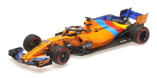 MINICHAMPS 537186414 MCLAREN RENAULT MCL33 FERNANDO ALONSO The Last F1 Race ABU DHABI GP 2018