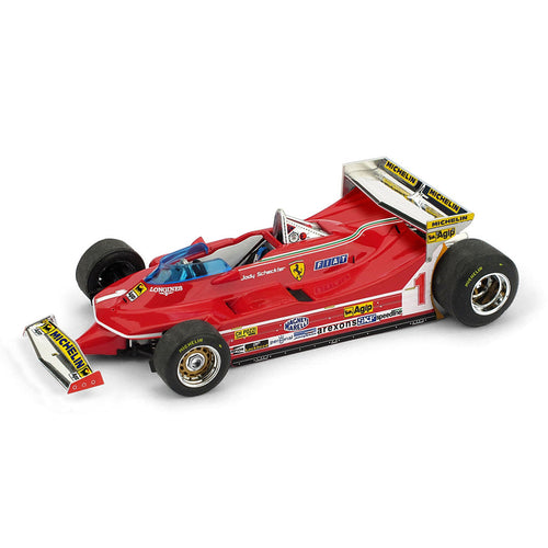 BRUMM R576 1/43 FERRARI 312 T5 MONTECARLO GP 1980 #1 Jody Scheckter
