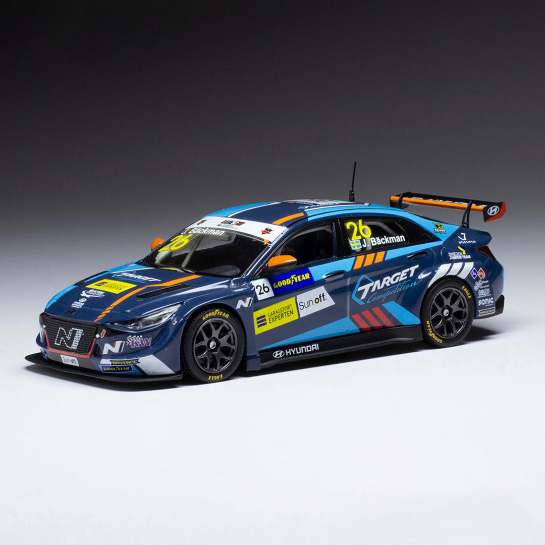 ixo 1/43 GTM158A HYUNDAI ELANTRA N TCR #26 J. BACKMAN WTCR PORTUGAL 2021