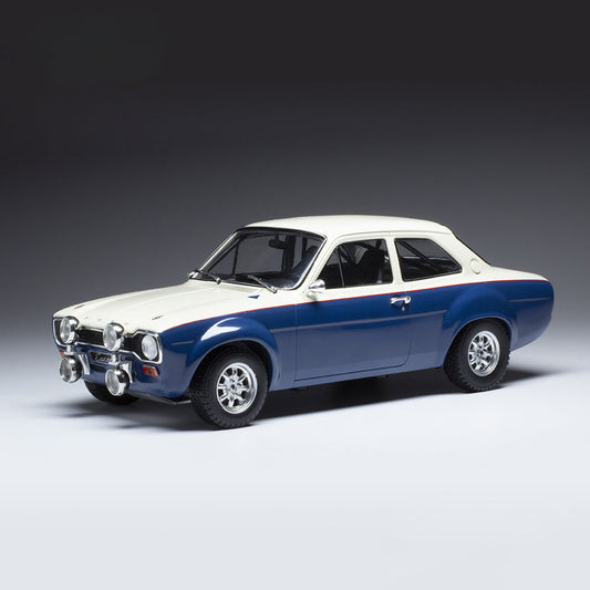 ixo 18CMC124 1/18 FORD ESCORT MK1 RS 1600 1974 Blue / White