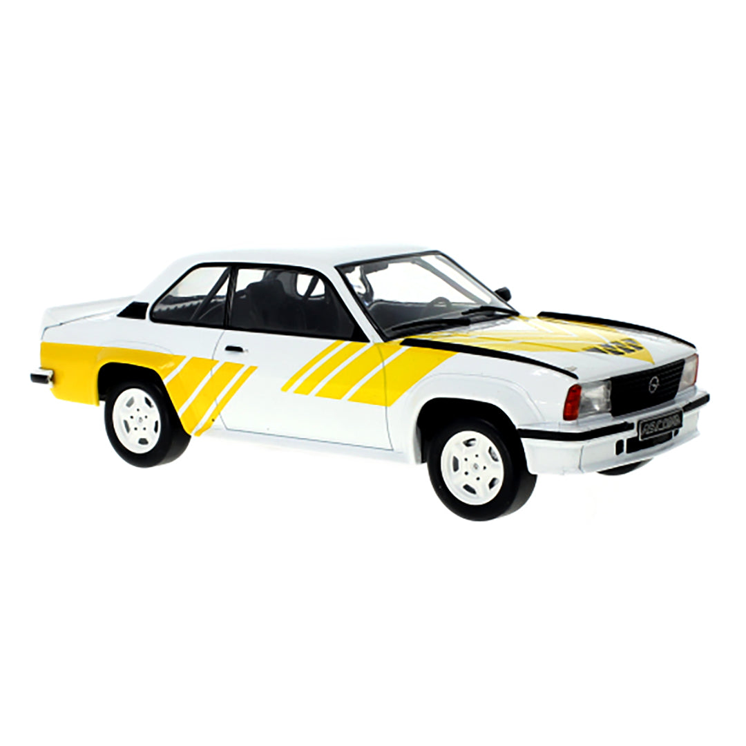 ixo 18CMC127 1/18 Opel Ascona B 400 1982 White / Yellow