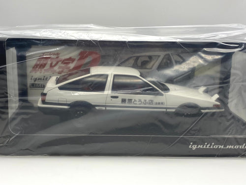 ignition model G2871 1/18 INITIAL D Toyota Sprinter Trueno 3Dr GT Apex (AE86) White/Black