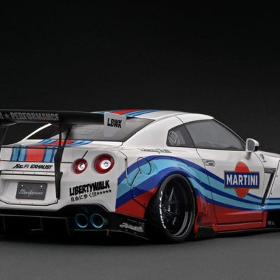 ignition model IG2958 1/18 LB-WORKS Nissan GT-R R35 type 2 White/Blue/Red